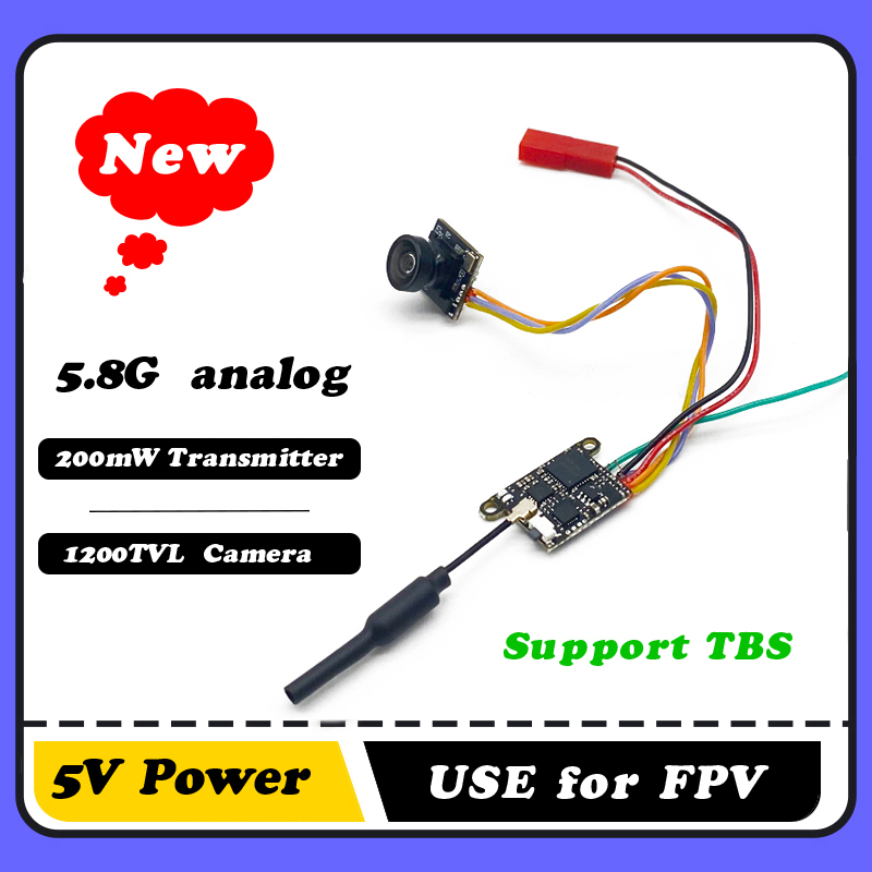 Drone Frame - SLONWAKE 5.8G 1200TVL FPV Câmera VTX