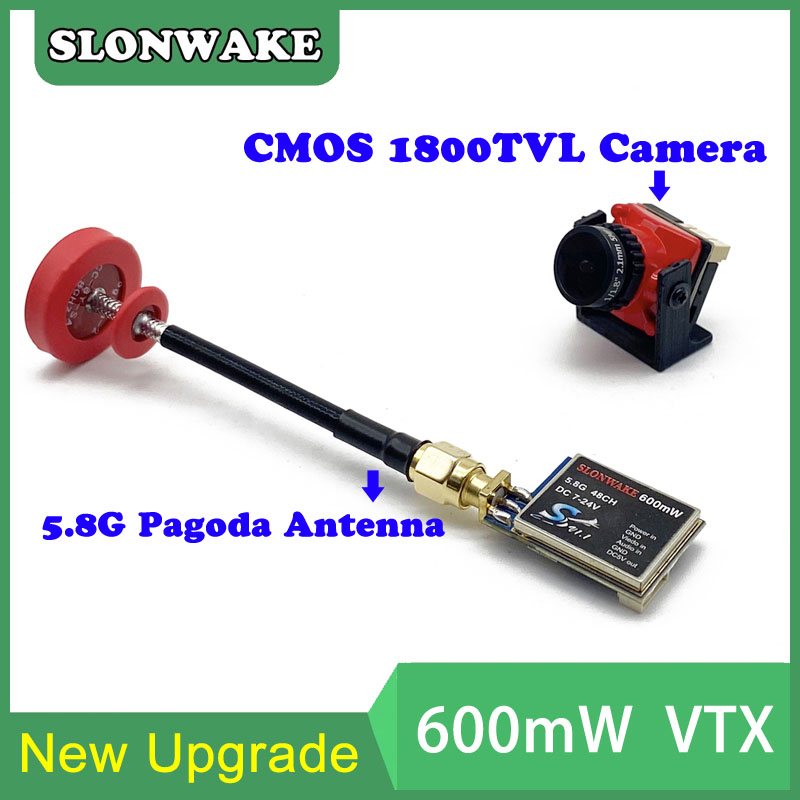 5.8g 48ch 600mw ajustável VTX- - Drone Camera avaliação e preço