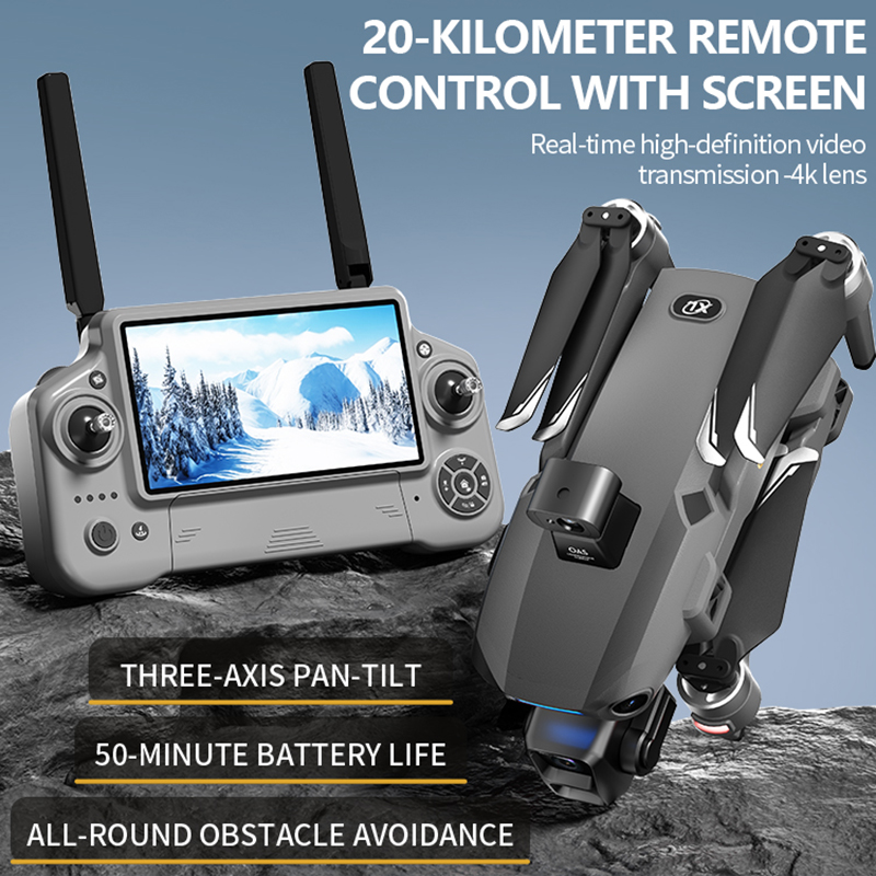 Novo Drone 8K com Câmera Dupla - Drone Gimbal avaliação e preço