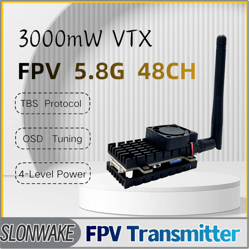 SLONWAKE 5.8G 3000mW Simulação - Drone Transmitter avaliação e preço