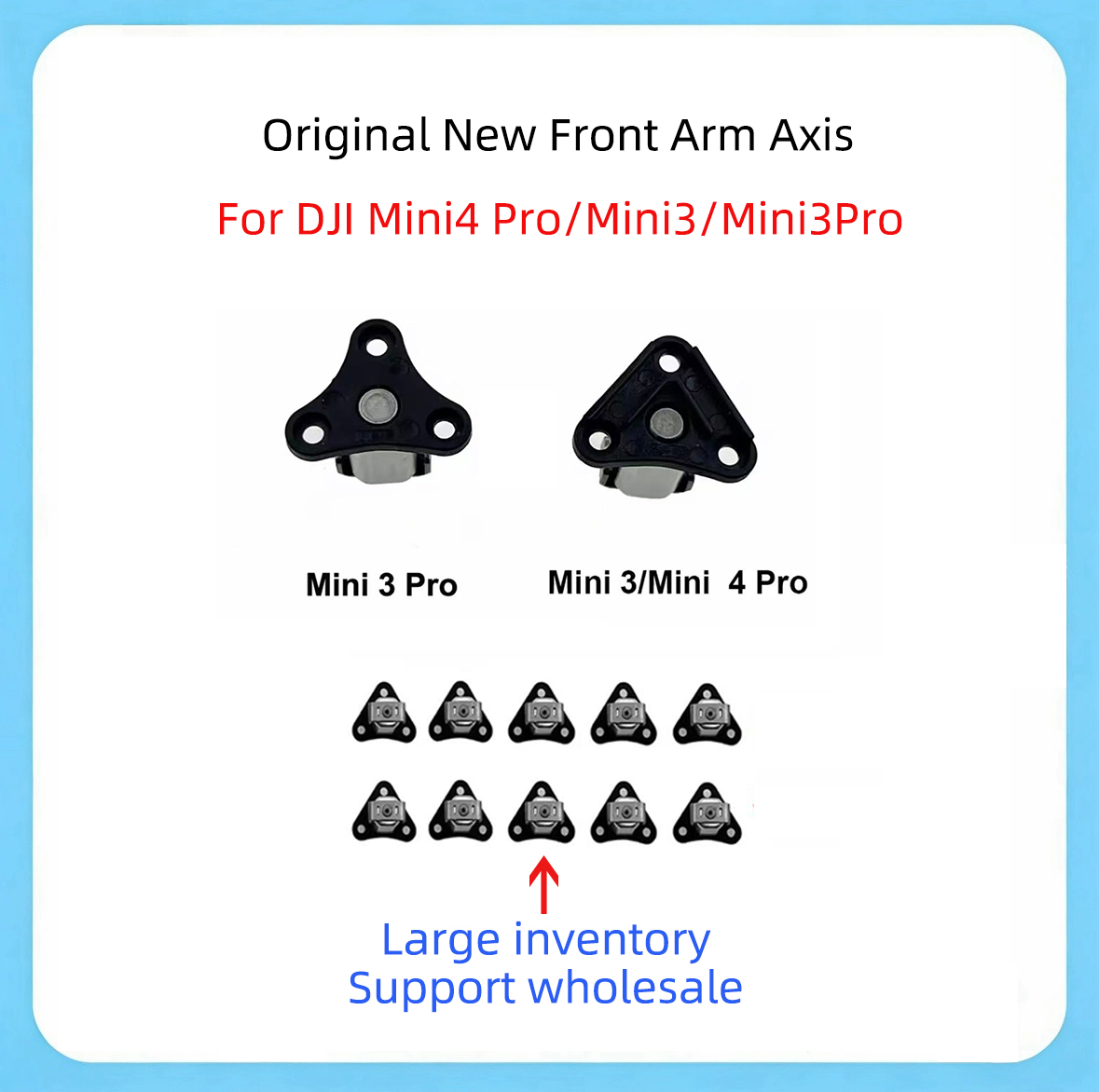 Eixo Frontal Original Novo par - Drone Arm avaliação e preço