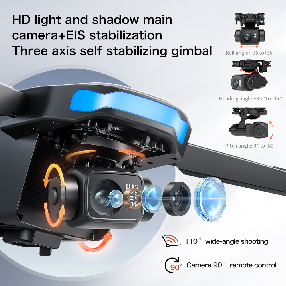 Novo Drone S-X1 MAX GPS 8K Pro - Drone Gimbal avaliação e preço